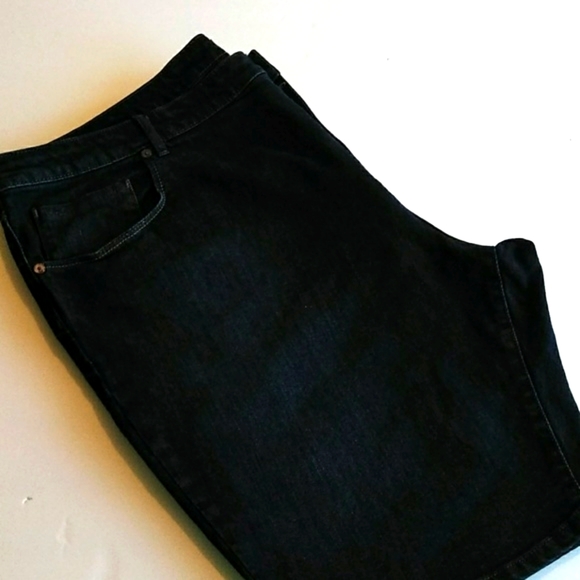 COLDWATER CREEK Dark Wash Denim Jeans Shorts - Picture 3 of 8